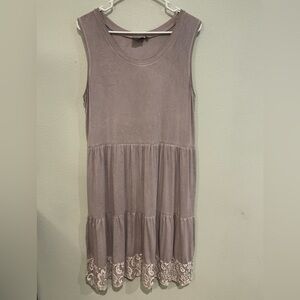 Dual Nature Tier Sleeveless MIDI Dress